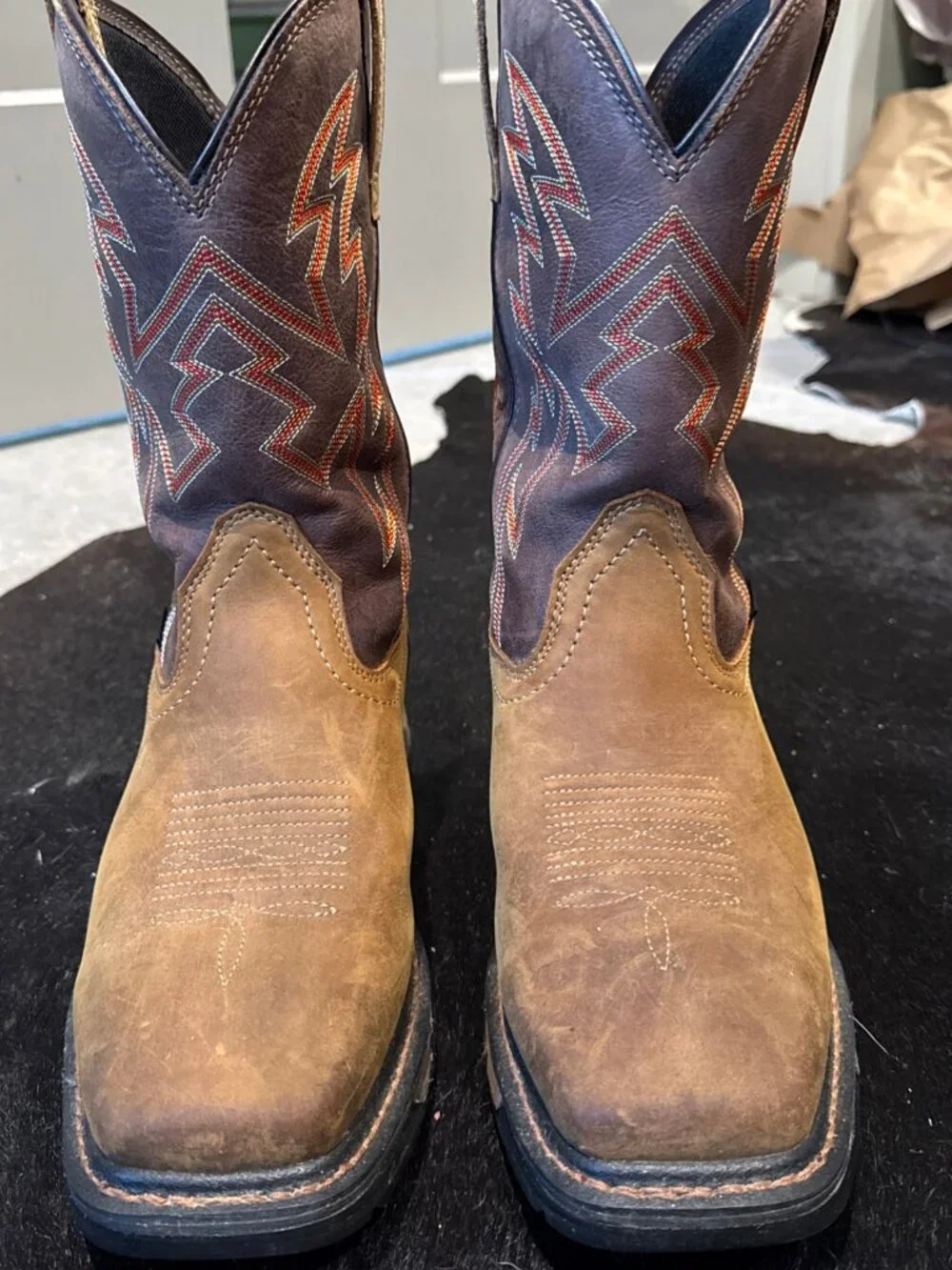 Ariat Men's Workhog XT BOA H2O  Brown Boot - AGED BARK